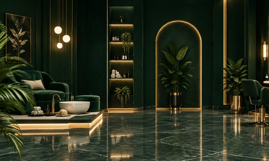 The Bellaza spa lounge
